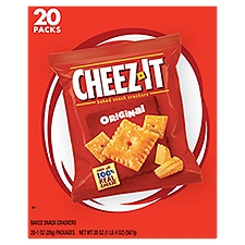 Cheez-It Original Baked Snack Crackers, 1 oz, 20 count
