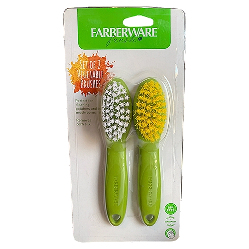 Farberware Fresh Vegetable Brushes, 2 count