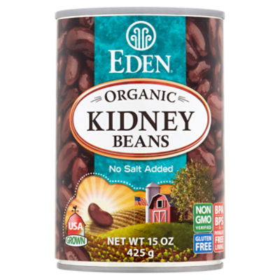 Eden Organic No Salt Added Kidney Beans, 15 oz