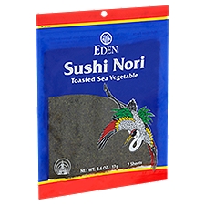 Eden Toasted Sea Vegetable Sushi Nori, 7 count, 0.6 oz