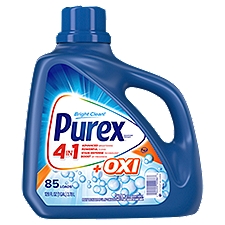 Purex 4 in 1 + Oxi Concentrated Detergent, 85 loads, 128 fl oz