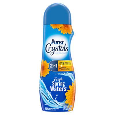 Purex Crystals Fresh Spring Waters 2in1 In-Wash Fragrance Booster, 1.31 lb