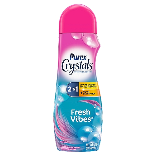 Purex Crystals Fresh Vibes 2in1 In-Wash Fragrance Booster, 1.31 lb