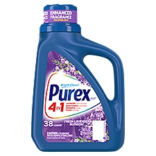 Purex Fresh Lavender Blossom with Crystals Freshness Concentrated Detergent, 38 Loads, 50 fl oz