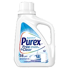 Purex Free & Clear Concentrated Detergent, 38 loads, 50 fl oz