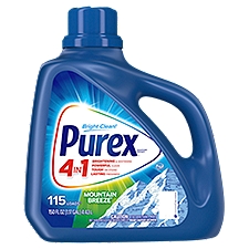 Purex Mountain Breeze 4in1 Concentrated Detergent, 115 loads, 150 fl oz