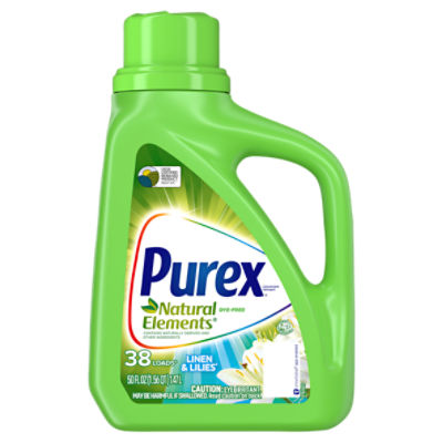 Purex Natural Elements Linen & Lilies Concentrated Detergent, 38 loads, 50 fl oz