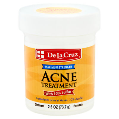 De La Cruz Maximum Strength Acne Treatment Ointment, 2.6 oz