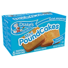 Drake's Cakes, Mini Pound, 10 Ounce