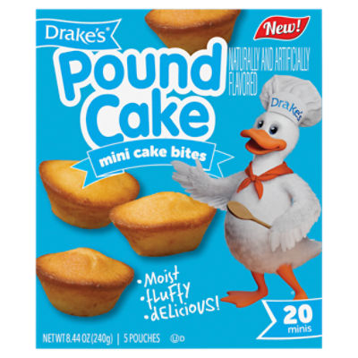 Drake's Pound Mini Cake Bites, 20 count, 8.44 oz