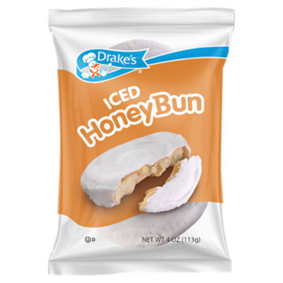 Drake's Iced Honey Bun, 4 oz