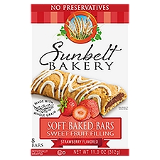 Sunbelt Bakery Strawberry, Fruit & Grain Bars, 10.5 Ounce