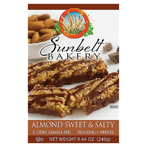 Chewy Granola Bars, Sunbelt Bakery Family Pack Sweet & Salty Almond (8 CT)