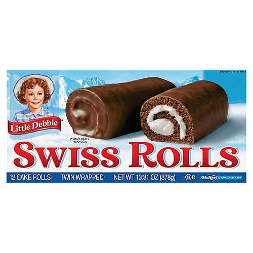 Little Debbie Swiss Cake Rolls, 12 count, 13.31 oz