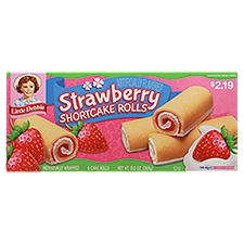 Little Debbie Strawberry Shortcake Rolls, 6 count, 13.0 oz