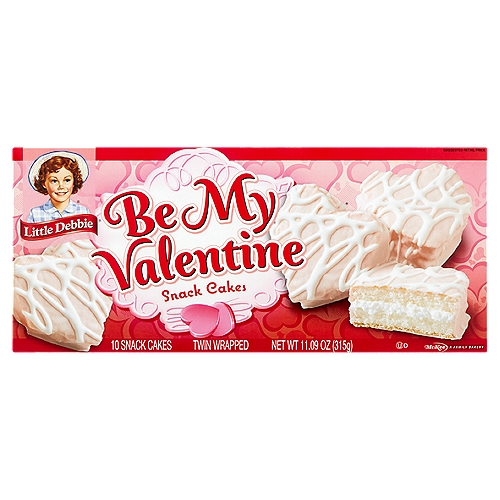Little Debbie Be My Valentine Snack Cakes, 10 count, 11.09 oz