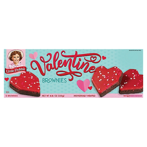 Little Debbie Be My Valentine Iced Brownies 5 ea