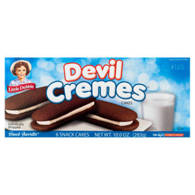 Little Debbie Devil Cremes Snack Cakes 6 ea