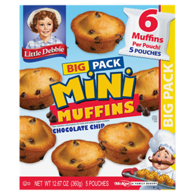 Little Debbie Big Pack Mini Muffins (Chocolate Chip)
