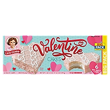 Snack Cakes, Little Debbie Big Pack Valentine Cakes (Vanilla)