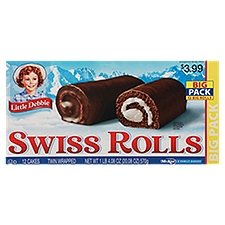 Little Debbie Big Pack Swiss Rolls Cakes 12 ea