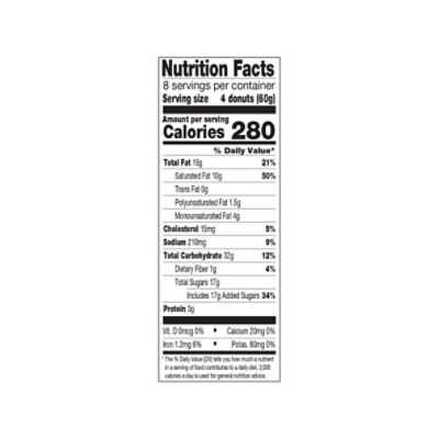 Little Debbie Mini Frosted Donuts Big Pack, 2.1 oz, 8 count