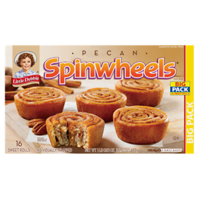 Snack Cakes, Little Debbie Big Pack Pecan SPINWHEELS ® sweet rolls
