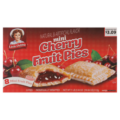 Little Debbie Mini Cherry Fruit Pies 8 ea