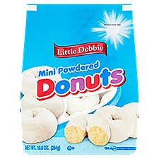 Little Debbie Mini Powdered, Donuts, 10 Ounce