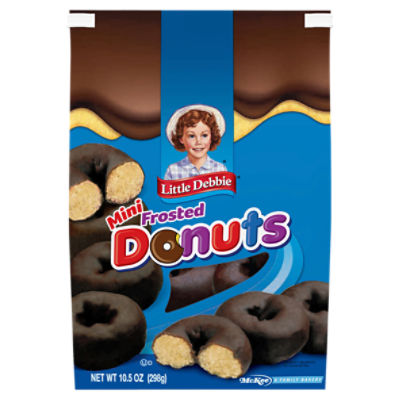 Snack Cakes, Little Debbie Family Pack Frosted Mini Donuts (bagged)