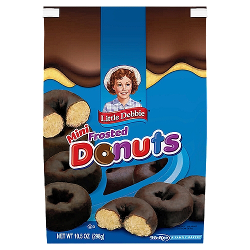 Snack Cakes, Little Debbie Family Pack Frosted Mini Donuts (bagged)