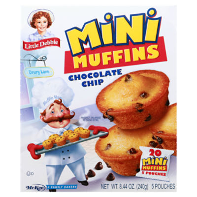 Little Debbie Mini Chocolate Chip Muffins 5 ea