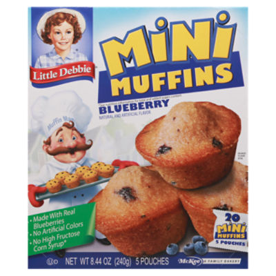 Little Debbie Blueberry Mini Muffins 5 ea