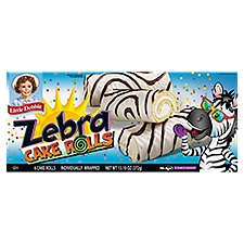 Little Debbie Zebra Cake Rolls, 6 count, 13.10 oz