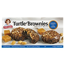 Little Debbie Specialty Recipe Turtle Brownies, 8 count, 12.68 oz