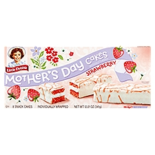 McKee Little Debbie Strawberry Mother's Day Snack Cakes, 8 count, 12.01 oz