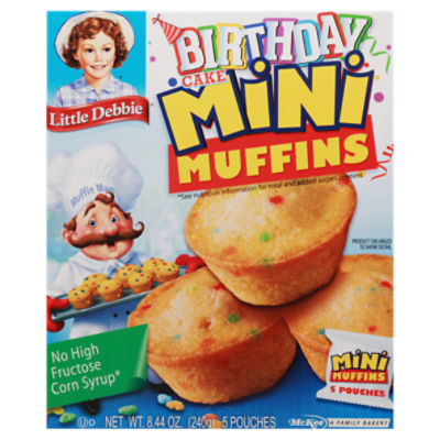 Little Debbie Birthday Cake Mini Muffins 5 ea