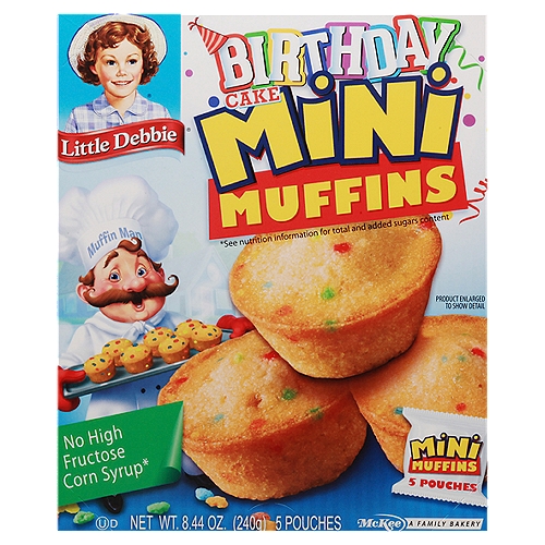 Little Debbie Birthday Cake Mini Muffins 5 ea