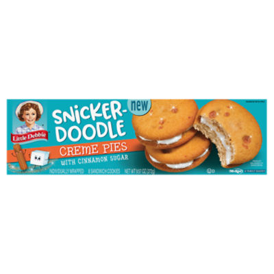 Snack Cakes, Little Debbie Family Pack Snickerdoodle Creme Pies