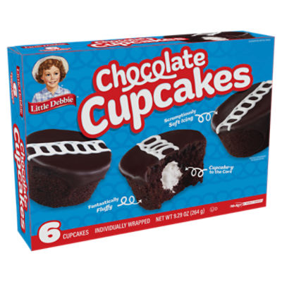 Little Debbie Chocolate Cupcakes, 6 count, 9.29 oz
