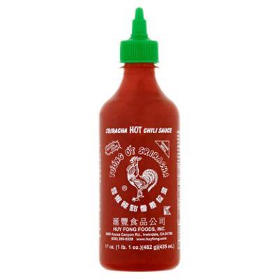 Huy Fong Foods Sriracha Hot Chili Sauce, 17 oz