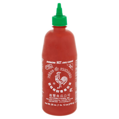 Huy Fong Foods Sriracha Hot Chili Sauce, 28 oz