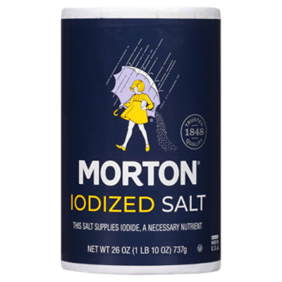 Morton Lite Salt Mixture 11ounce Canister (Pack of 2)