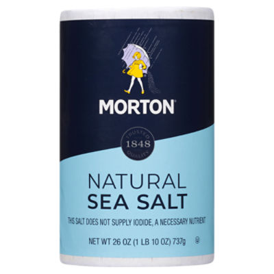 Morton Sea Salt, Natural AllPurpose, 26 Ounce ShopRite
