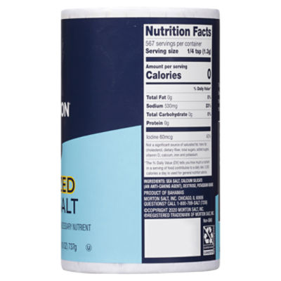 Calories in Morton Lite Salt Mixture and Nutrition Facts