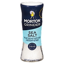MORTON SEA SALT Sea Salt Grinder, 2.9 Ounce