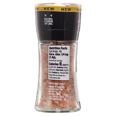 Morton® Himalayan Pink Salt Grinder, 2.5 oz - Pay Less Super Markets