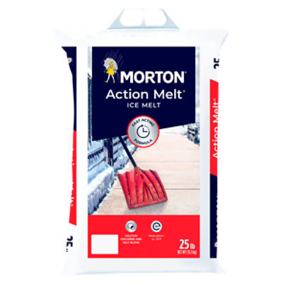 Morton® Fast Acting Action Melt® Ice Melt 25 lb Bag