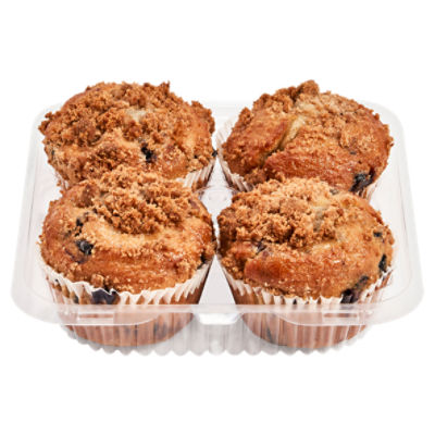 4 Pack Blueberry Puffin Muffin, 20 Ounce