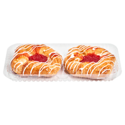 Store Baked Strawberry Cheese Crown Danish, 2 ct, 10 oz